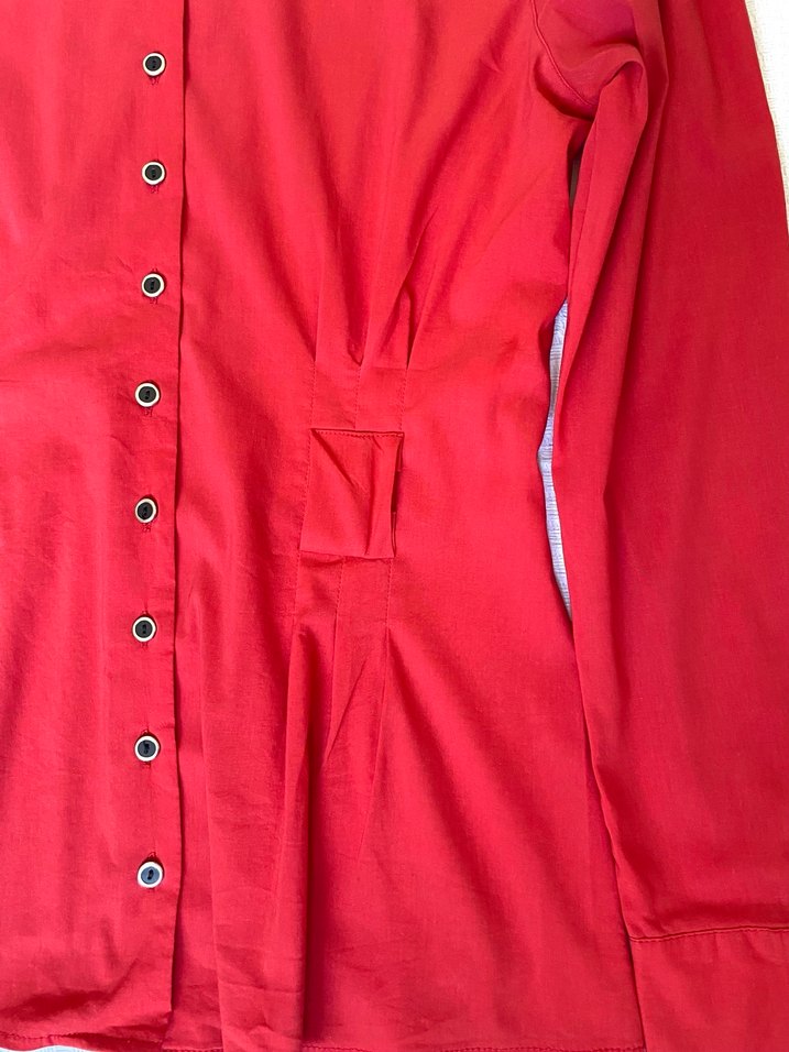Adilışık Xs Kadın Kırmızı Düğmeli Gömlek - Görsel 2
