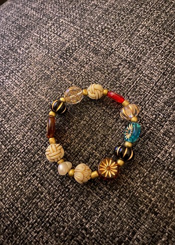 Renkli Boncuklu Bohem Kadın Bileklik - Görsel 2