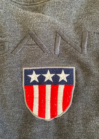 xl Beden Gant Shield Logo Erkek Sweatshirt