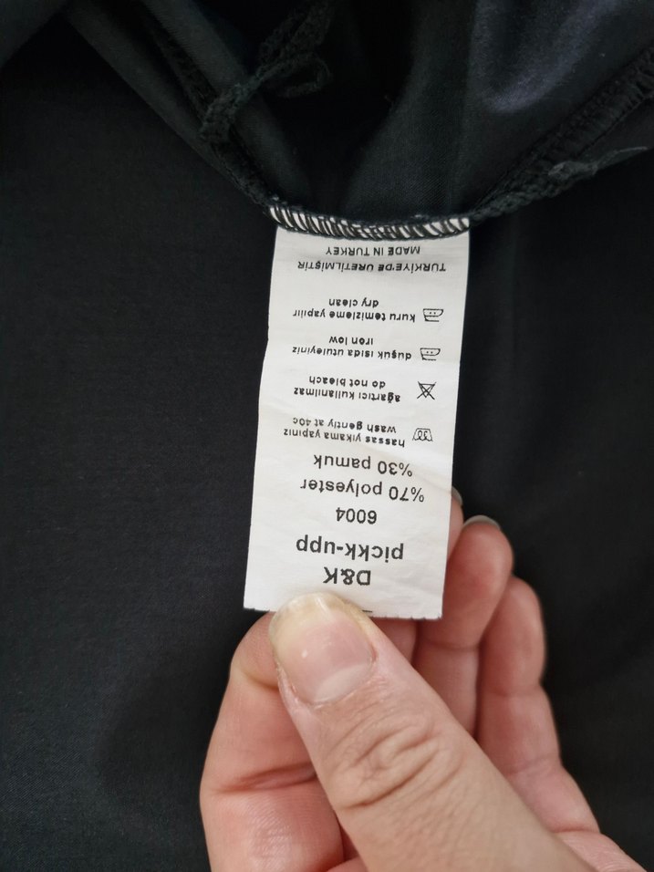 siyah Uzun Kollu  Gömlek - Görsel 4