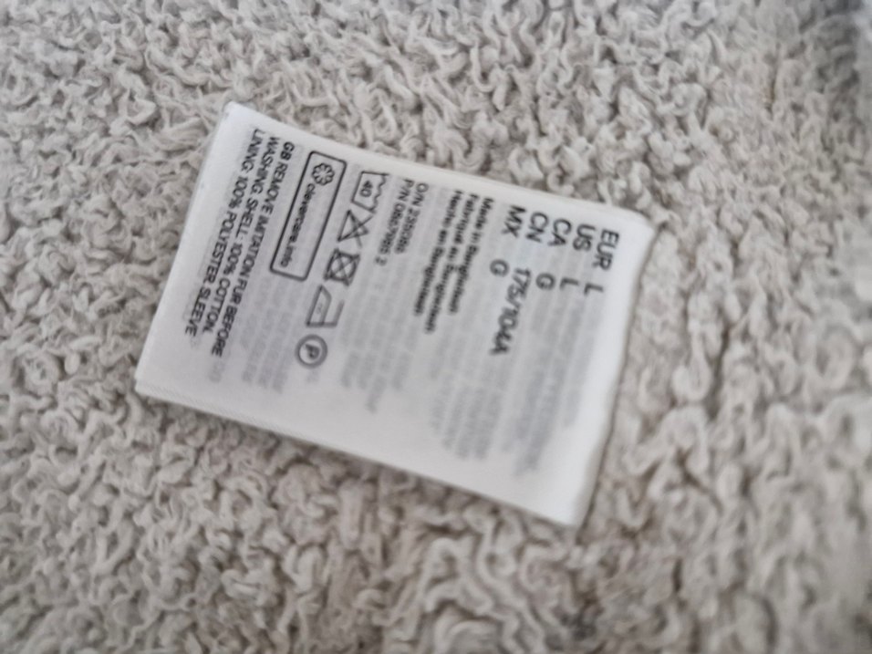 haki yesili Midi Kadın Kışlık Ceket, Kürklü Kapüşonlu H&M marka - Görsel 5