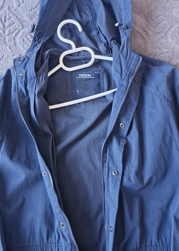 lacivert trenckot yagmurluk - Görsel 2