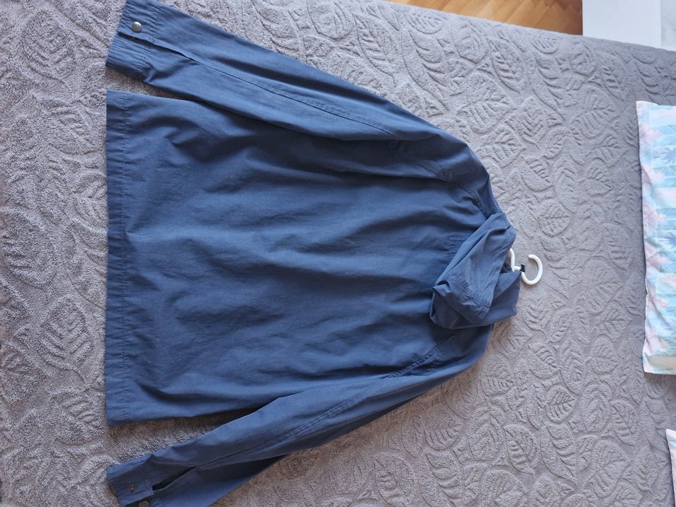 lacivert trenckot yagmurluk - Görsel 3