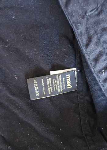 siyah Düğmeli erkek Denim Ceket - Görsel 3