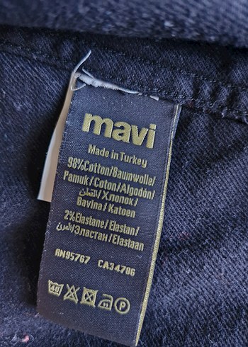 siyah Düğmeli erkek Denim Ceket - Görsel 4