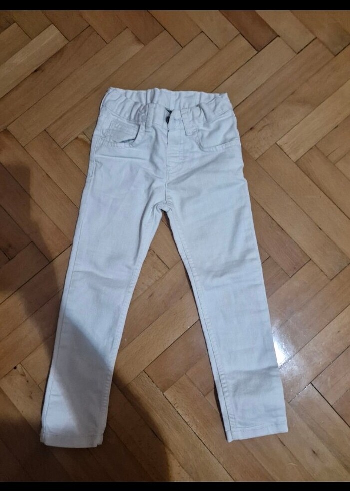 4-5 yaş beyaz pantolon - Görsel 2