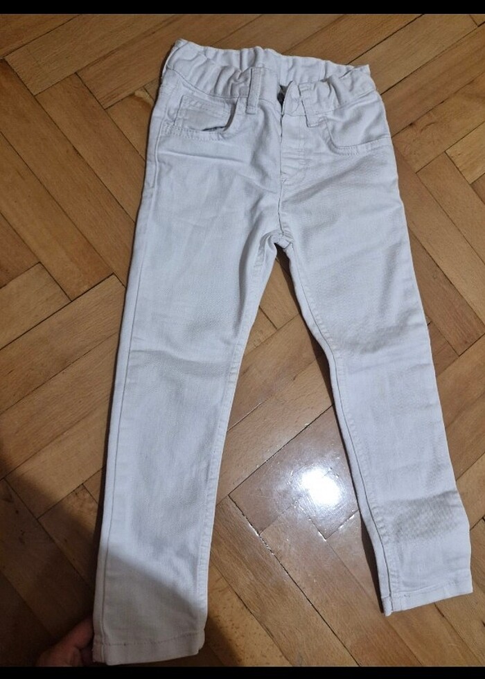 4-5 yaş beyaz pantolon - Görsel 3