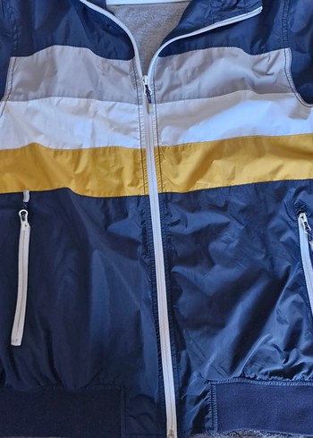 lacivert Renkli Fermuarlı Erkek Ceket - Görsel 4