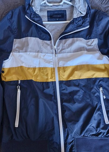 lacivert Renkli Fermuarlı Erkek Ceket - Görsel 3