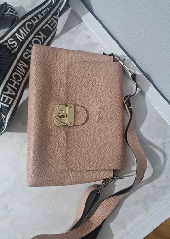 Klasik Siyah Yılan Derisi Desenli Deri Çanta - Görsel 5