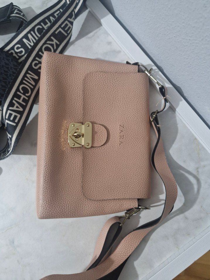 Klasik Siyah Yılan Derisi Desenli Deri Çanta - Görsel 5