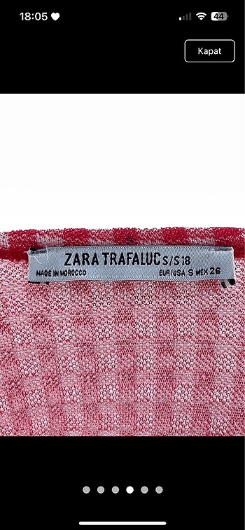 s Beden kırmızı Renk Kırmızı beyaz kareli belden bağlamalı kısa zara tulum