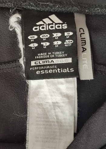 m Beden kahverengi Renk Orjinal Adidas climalite likralı Eşofman altı, Tayt M beden