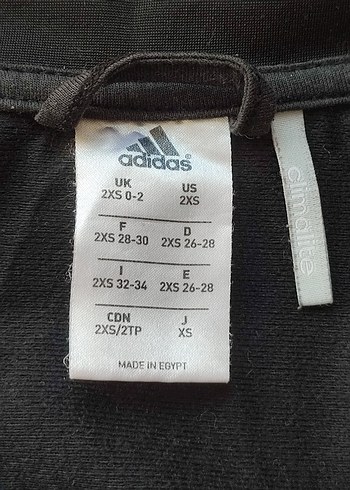 Orjinal Adidas Climalite kadın spor çeketi XS beden - Görsel 2