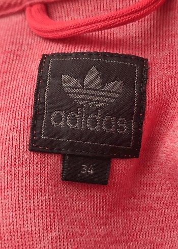 Orjinal Adidas kapşonlu esnek spor çeketi 34 beden - Görsel 2
