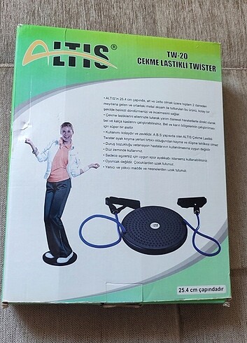 Altis TW20 çekme lastikli twister spor aleti sıfır kutusunda