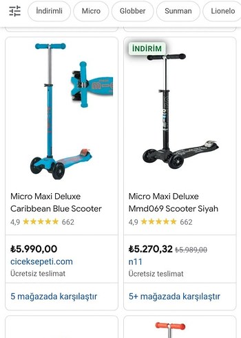 Micro Micro maxi deluxe scooter 5 - 12 yaş