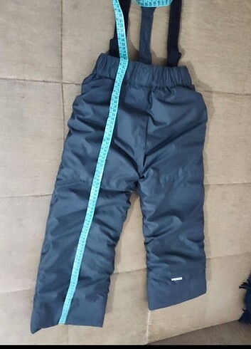 8 Yaş Beden Decathlon Wedze askılı kalın kayak kar pantolonu 8 yaŞ