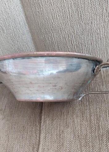 Beden çeşitli Renk Pirinç saplı dekoratif bakırdan eski hamam tası