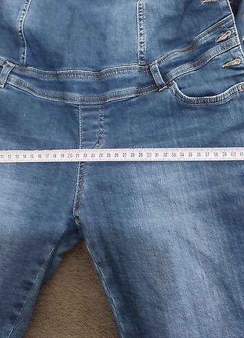 LC Waikiki likralı salopet hamile askılı pantolon 38 beden - Görsel 8