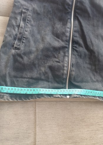 Zara Trafaluc denim askılı etek kısa tulum S beden - Görsel 8