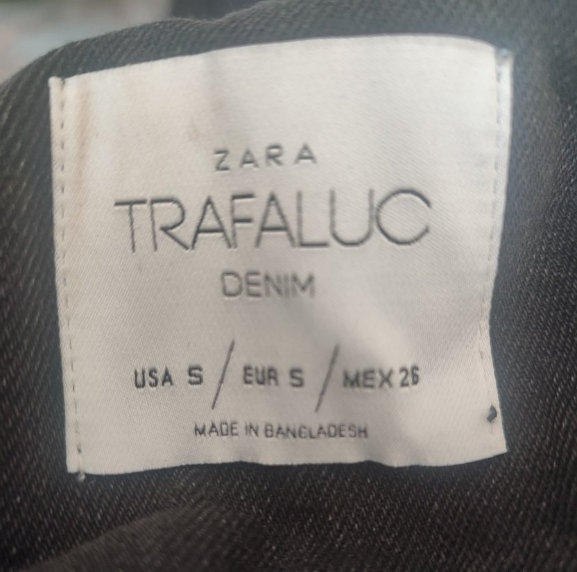 Zara Trafaluc denim askılı etek kısa tulum S beden - Görsel 2