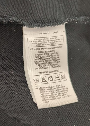 Orjinal Adidas climalite yarı esnek spor çeketi S beden - Görsel 9