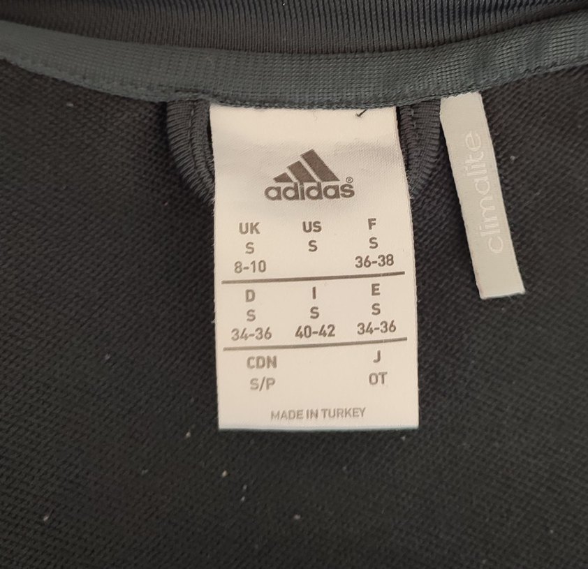 Orjinal Adidas climalite yarı esnek spor çeketi S beden - Görsel 2