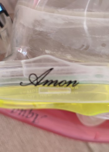 Amon Temperli camlı dalış maskesi ve Aqua şnorkel maske M/L - Görsel 7