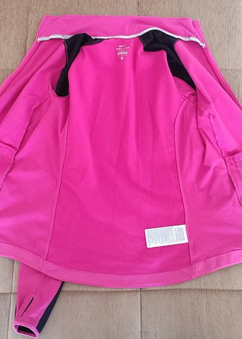 Orjinal Nike Dri-fit kapşonlu esnek kadın spor çeketi M beden - Görsel 5