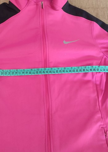 Orjinal Nike Dri-fit kapşonlu esnek kadın spor çeketi M beden - Görsel 9