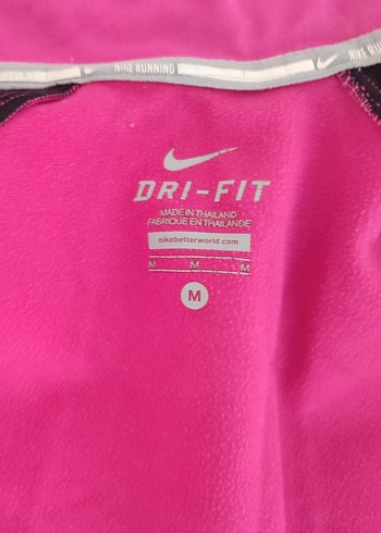Orjinal Nike Dri-fit kapşonlu esnek kadın spor çeketi M beden - Görsel 2