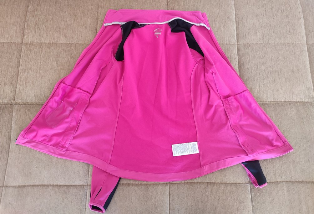 Orjinal Nike Dri-fit kapşonlu esnek kadın spor çeketi M beden - Görsel 5