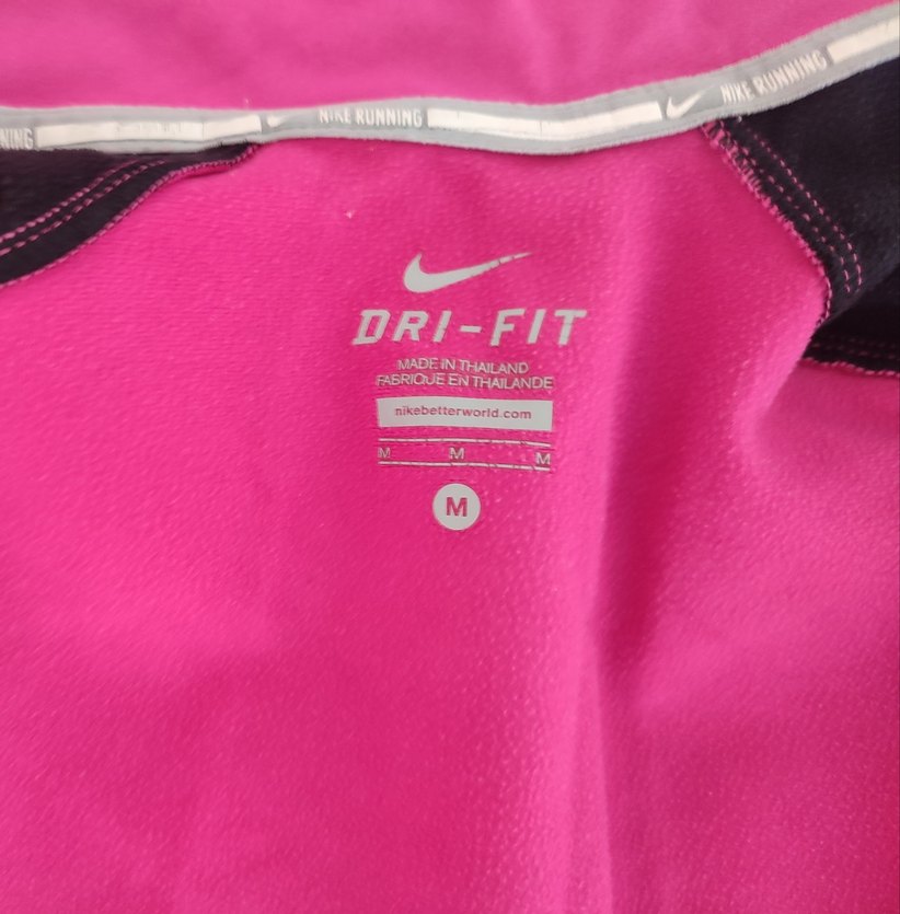 Orjinal Nike Dri-fit kapşonlu esnek kadın spor çeketi M beden - Görsel 2