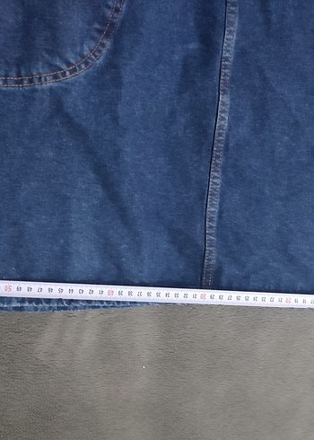 Koton jeans kot askılı etek 38 beden - Görsel 5