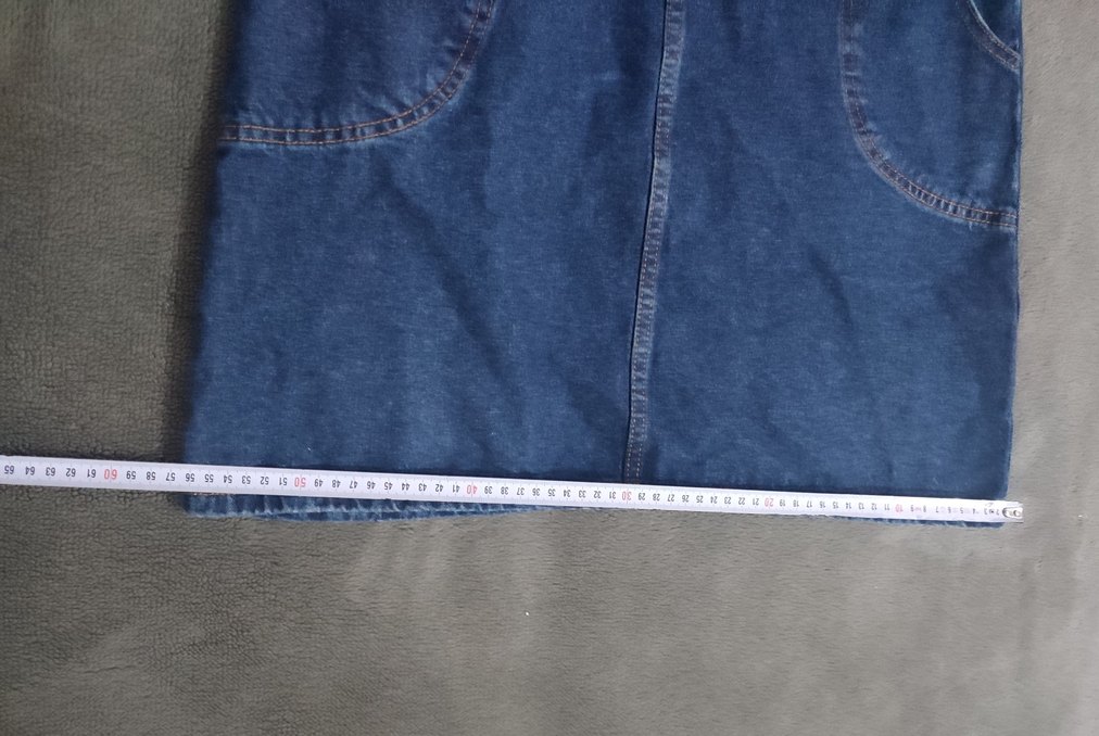 Koton jeans kot askılı etek 38 beden - Görsel 5