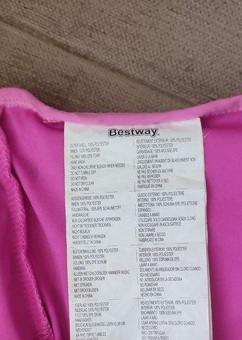 Bestway çocuk yüzme can yeleği 1 - 3 yaş - Görsel 8