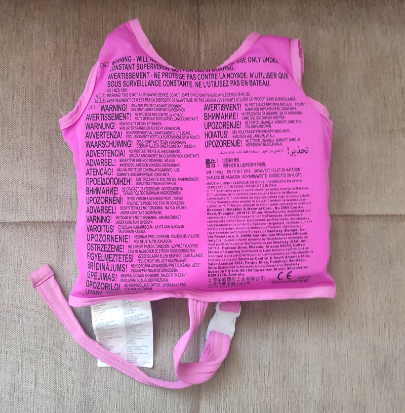 Bestway çocuk yüzme can yeleği 1 - 3 yaş - Görsel 2