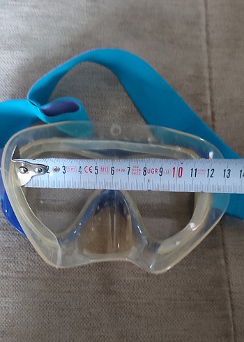 Decathlon Subea Temperli camlı dalış maske şnorkel seti M beden - Görsel 4