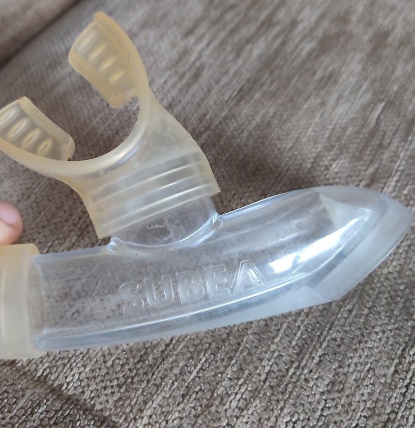 Decathlon Subea Temperli camlı dalış maske şnorkel seti M beden - Görsel 2