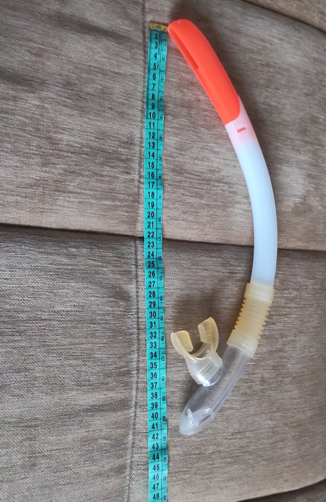 Decathlon Subea Temperli camlı dalış maske şnorkel seti M beden - Görsel 3