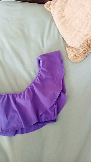 m Beden Tek omuz bikini üstü