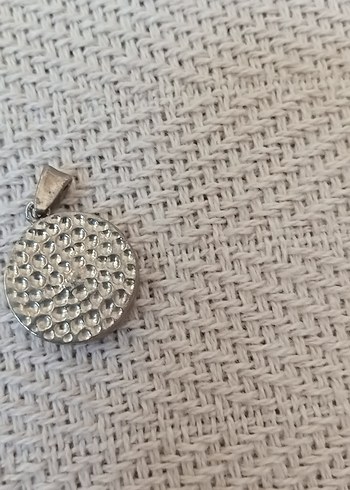 Accessorize Gri Payetli Yuvarlak Kadın Kolye Ucu