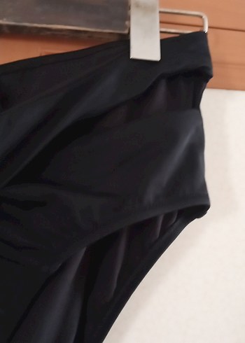 40 Beden Siyah Mini Goth Bikini Altı