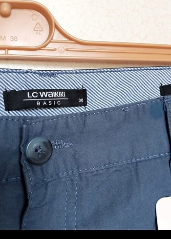 38 Beden Erkek Mavi Bol Kesim Kot Şort