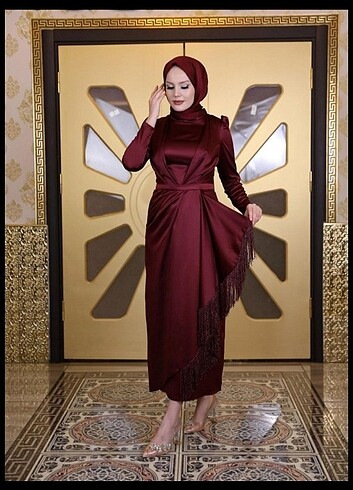 Bordo abiye