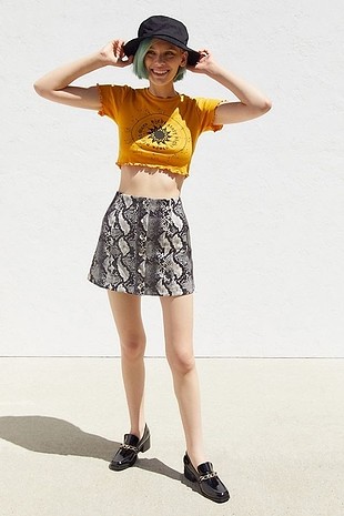 Urban Outfitters NİGHT STARS CROP TOP