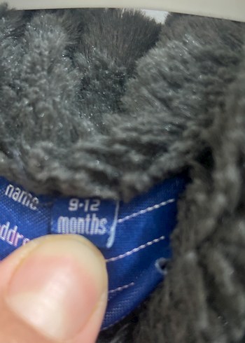 Kız Çocuk Gri Peluş Ceket - Görsel 3