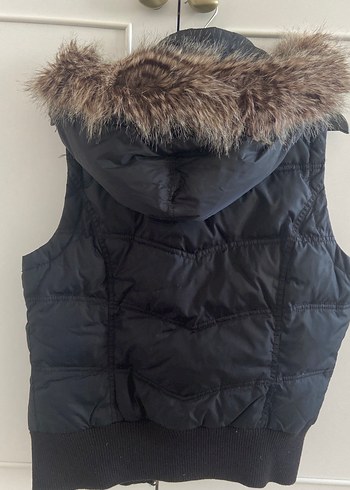 Siyah Fermuarlı Kadın Yelek - Görsel 4