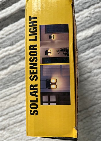 Diğer Solar Sensörlü Dış Mekan Lambası Siyah